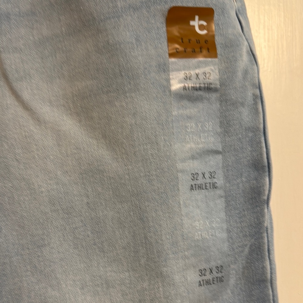 True Craft Men’s Light Blue Denim Jeans - Picture 3 of 5